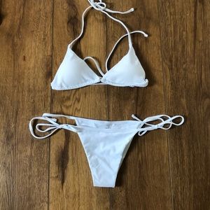aerie white bikini